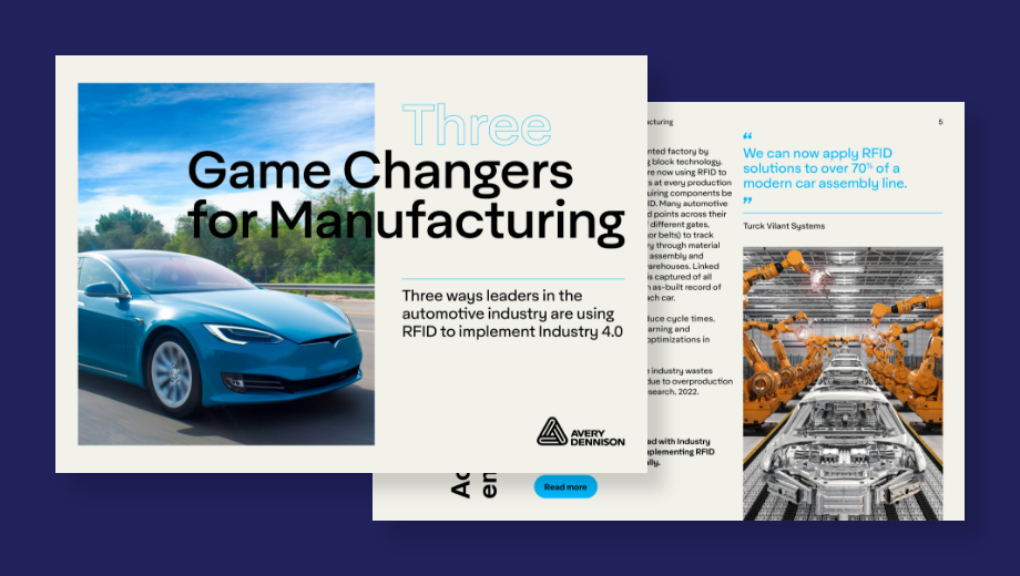 3 Game changers for manufacturing